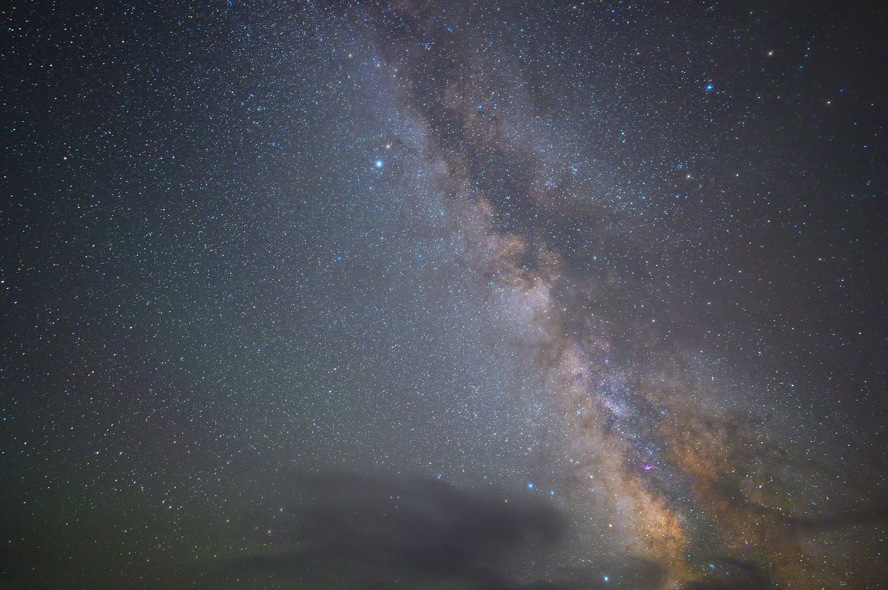 Milky Way, open sky