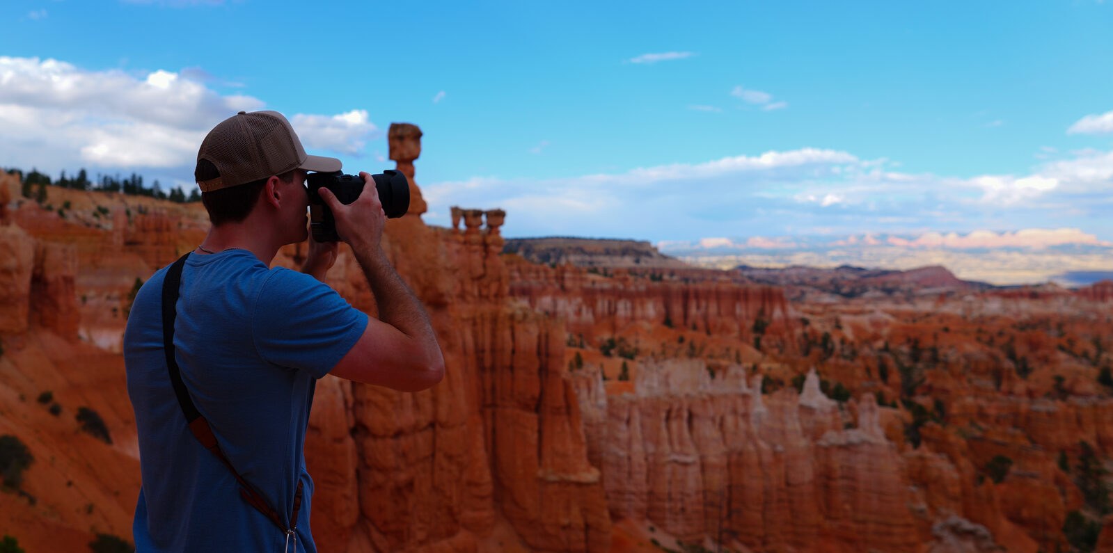 James photographing at Bryce Canyon