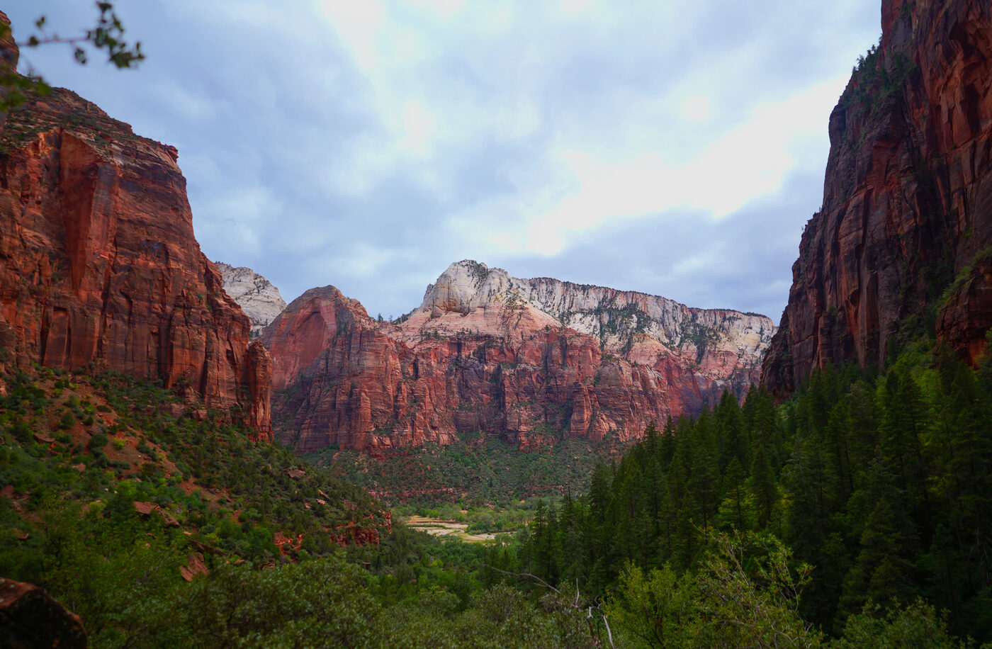 Zion National Park, valley floor view