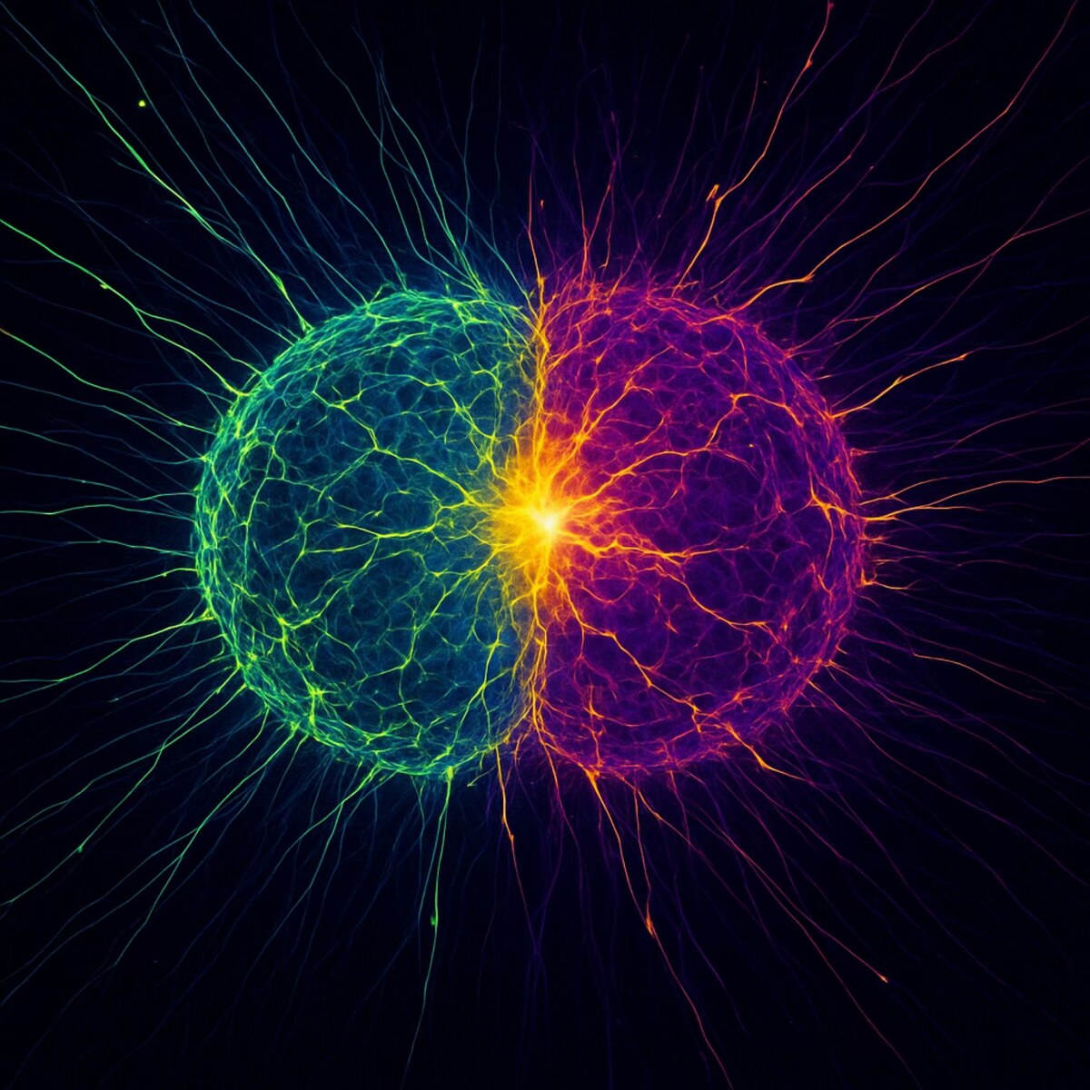 EMPF1 patient fibroblasts, fluorescence microscopy